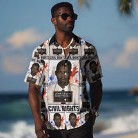 John Lewis Hawaiian Shirt with Mugshot Collage Design Civil Rights Portrait Good Trouble Tribute - Wonder Print Shop