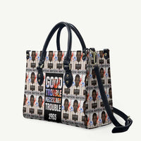 John Lewis Leather Bag with Mugshot Collage Design Civil Rights Portrait Good Trouble Tribute - Wonder Print Shop