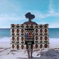 John Lewis Sarong with Mugshot Collage Design Civil Rights Portrait Good Trouble Tribute - Wonder Print Shop