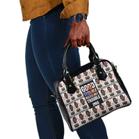 John Lewis Shoulder Handbag with Mugshot Collage Design Civil Rights Portrait Good Trouble Tribute - Wonder Print Shop