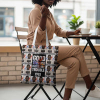 John Lewis Tote Bag with Mugshot Collage Design Civil Rights Portrait Good Trouble Tribute - Wonder Print Shop