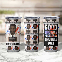 John Lewis Tumbler Cup with Mugshot Collage Design Civil Rights Portrait Good Trouble Tribute - Wonder Print Shop