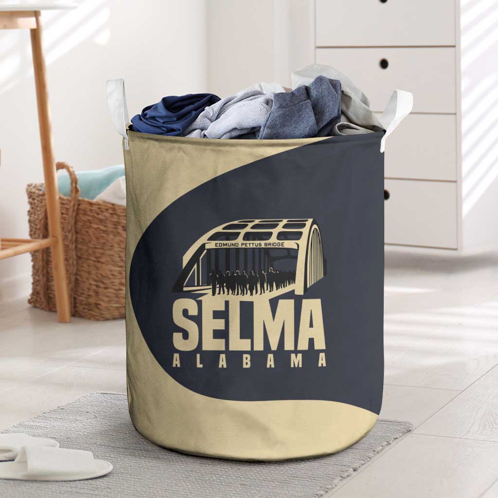 John Lewis Laundry Basket with Selma Bridge Graphic Civil Rights and Voting Rights Tribute - Wonder Print Shop