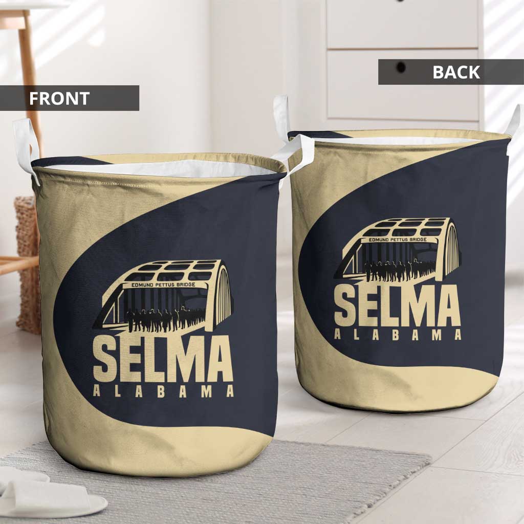 John Lewis Laundry Basket with Selma Bridge Graphic Civil Rights and Voting Rights Tribute - Wonder Print Shop