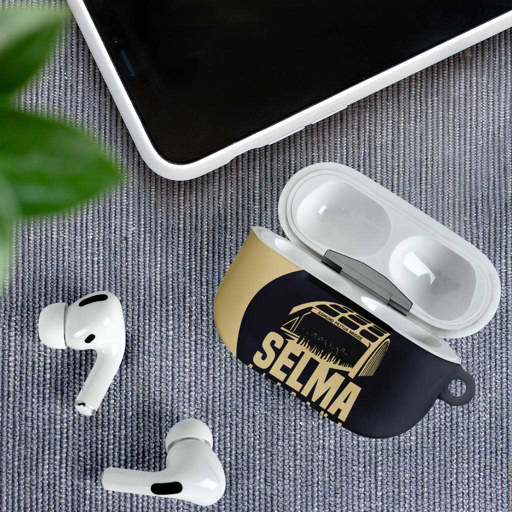 John Lewis AirPods Case with Selma Bridge Graphic Civil Rights and Voting Rights Tribute - Wonder Print Shop
