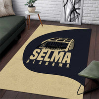 John Lewis Area Rug with Selma Bridge Graphic Civil Rights and Voting Rights Tribute - Wonder Print Shop
