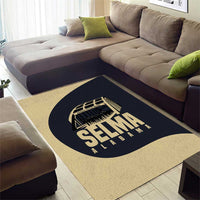 John Lewis Area Rug with Selma Bridge Graphic Civil Rights and Voting Rights Tribute - Wonder Print Shop