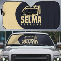 John Lewis Auto Sun Shade with Selma Bridge Graphic Civil Rights and Voting Rights Tribute - Wonder Print Shop