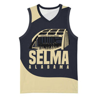 John Lewis Basketball Jersey with Selma Bridge Graphic Civil Rights and Voting Rights Tribute - Wonder Print Shop