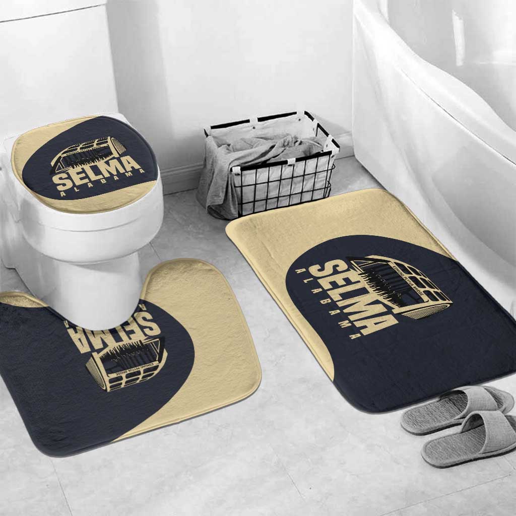 John Lewis Bathroom Set with Selma Bridge Graphic Civil Rights and Voting Rights Tribute - Wonder Print Shop