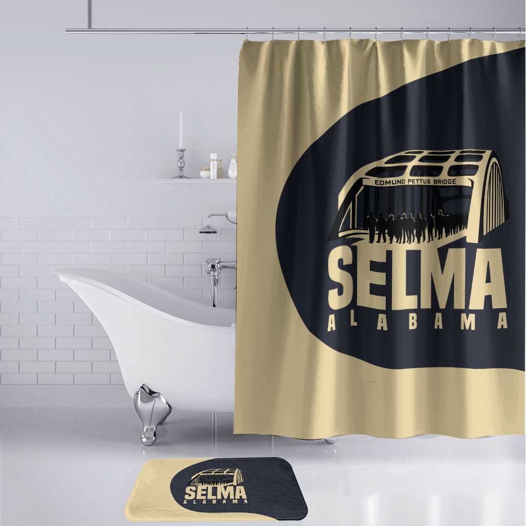 John Lewis Bathroom Set with Selma Bridge Graphic Civil Rights and Voting Rights Tribute - Wonder Print Shop