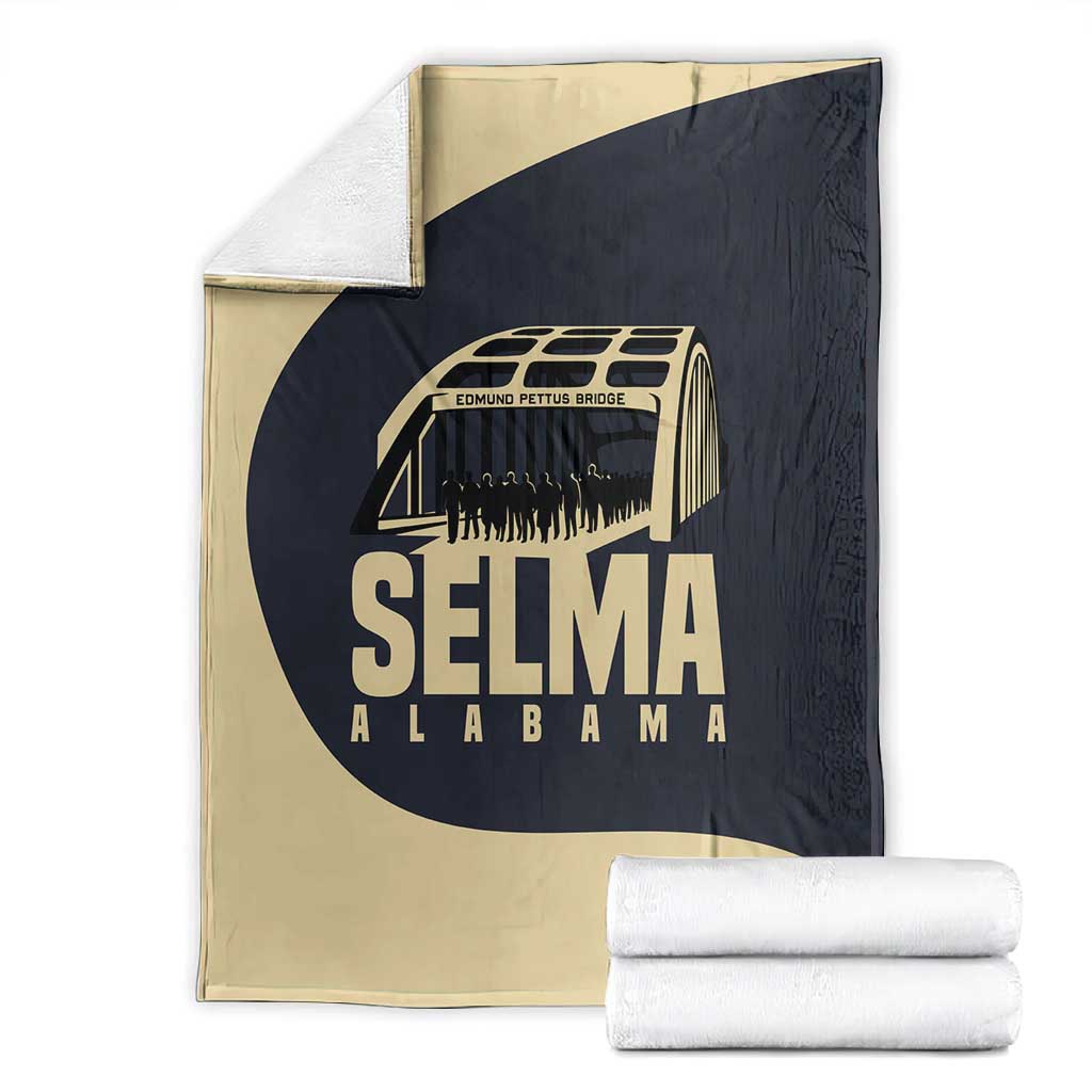 John Lewis Blanket with Selma Bridge Graphic Civil Rights and Voting Rights Tribute - Wonder Print Shop