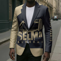 John Lewis Blazer with Selma Bridge Graphic Civil Rights and Voting Rights Tribute - Wonder Print Shop