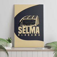John Lewis Canvas Wall Art with Selma Bridge Graphic Civil Rights and Voting Rights Tribute - Wonder Print Shop