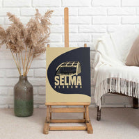 John Lewis Canvas Wall Art with Selma Bridge Graphic Civil Rights and Voting Rights Tribute - Wonder Print Shop
