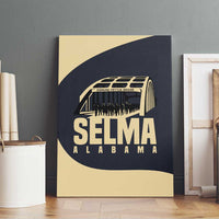 John Lewis Canvas Wall Art with Selma Bridge Graphic Civil Rights and Voting Rights Tribute - Wonder Print Shop