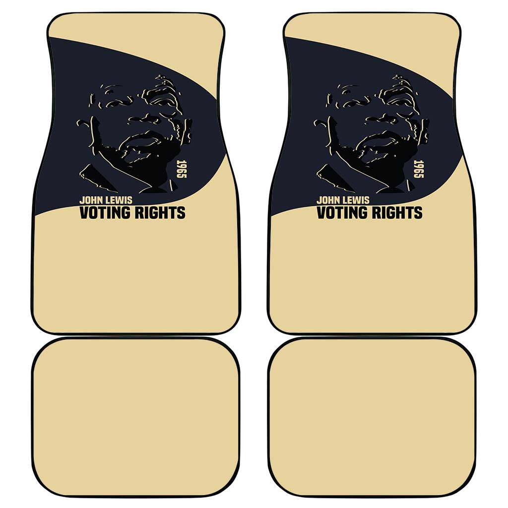 John Lewis Car Mats with Selma Bridge Graphic Civil Rights and Voting Rights Tribute - Wonder Print Shop