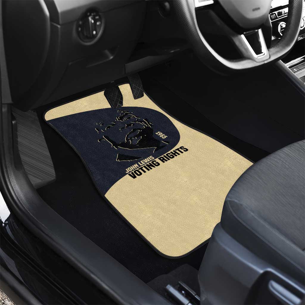 John Lewis Car Mats with Selma Bridge Graphic Civil Rights and Voting Rights Tribute - Wonder Print Shop