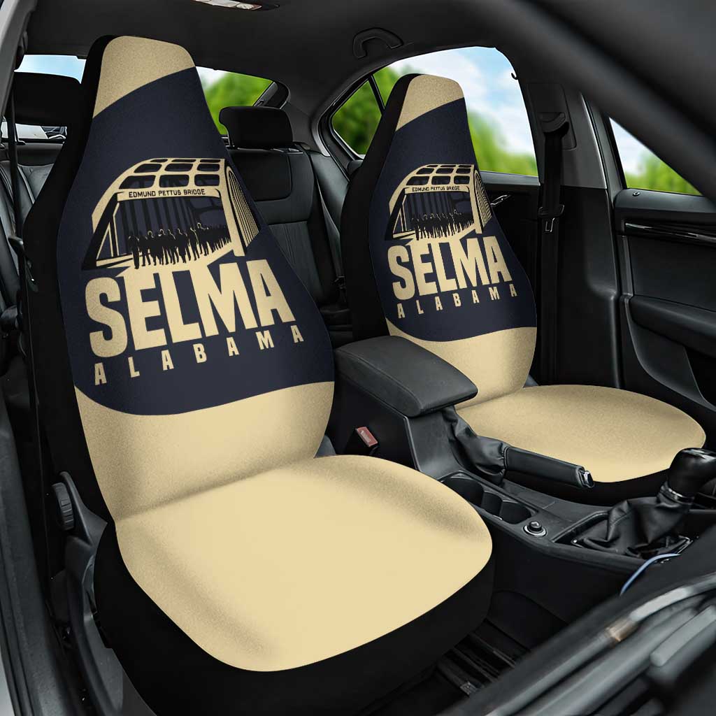 John Lewis Car Seat Cover with Selma Bridge Graphic Civil Rights and Voting Rights Tribute - Wonder Print Shop
