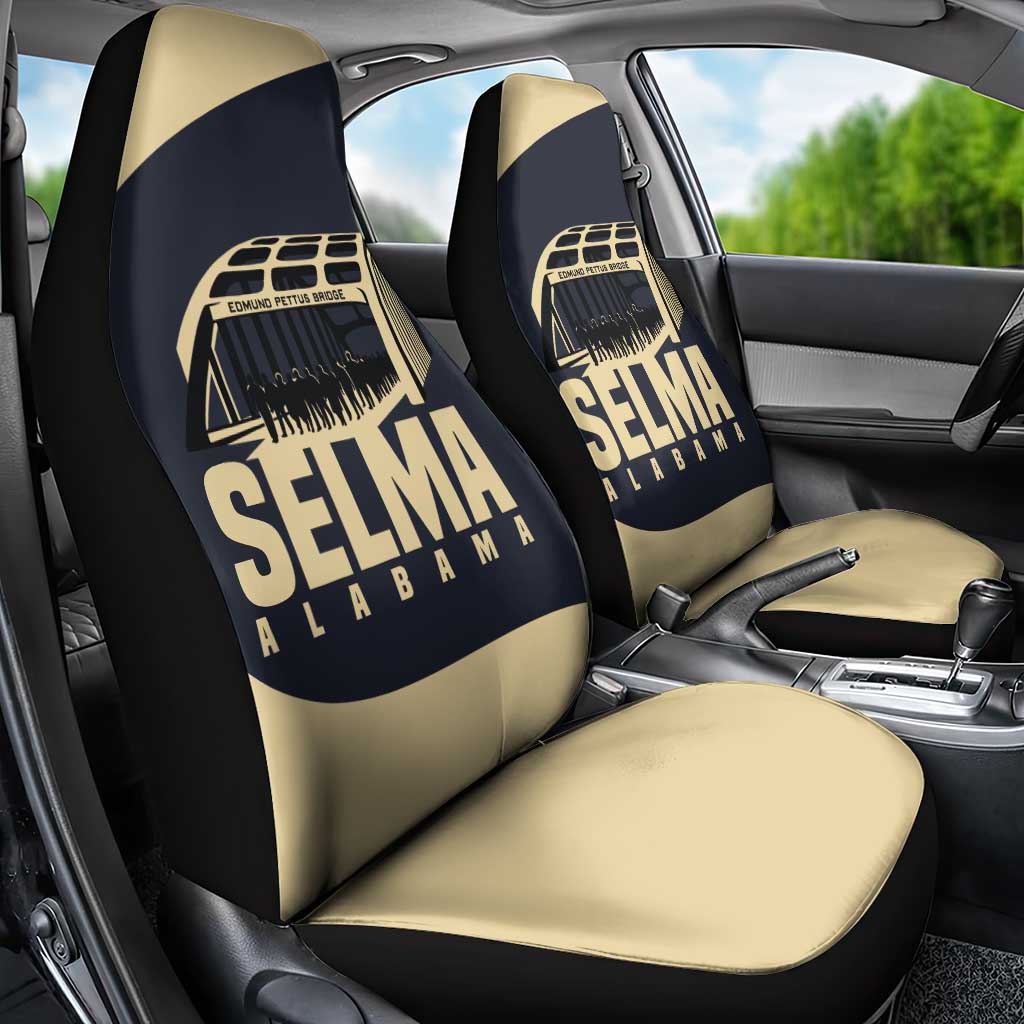 John Lewis Car Seat Cover with Selma Bridge Graphic Civil Rights and Voting Rights Tribute - Wonder Print Shop