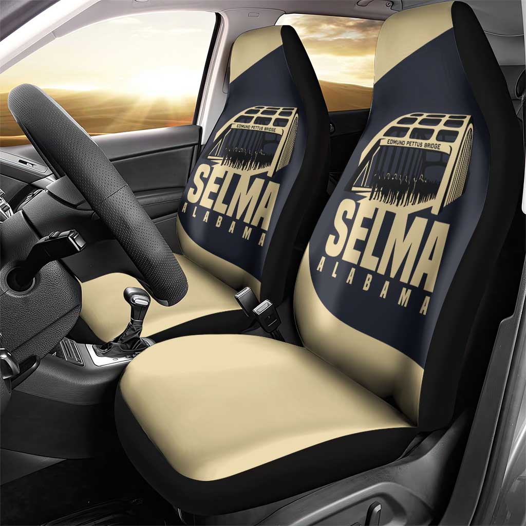 John Lewis Car Seat Cover with Selma Bridge Graphic Civil Rights and Voting Rights Tribute - Wonder Print Shop