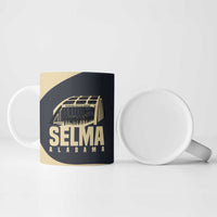 John Lewis Ceramic Mug with Selma Bridge Graphic Civil Rights and Voting Rights Tribute - Wonder Print Shop