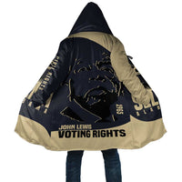 John Lewis Cloak with Selma Bridge Graphic Civil Rights and Voting Rights Tribute - Wonder Print Shop