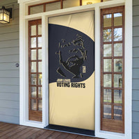 John Lewis Door Cover with Selma Bridge Graphic Civil Rights and Voting Rights Tribute - Wonder Print Shop