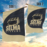John Lewis Garden Flag with Selma Bridge Graphic Civil Rights and Voting Rights Tribute - Wonder Print Shop