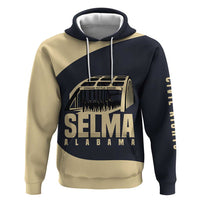 John Lewis Hoodie with Selma Bridge Graphic Civil Rights and Voting Rights Tribute - Wonder Print Shop
