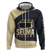 John Lewis Hoodie with Selma Bridge Graphic Civil Rights and Voting Rights Tribute - Wonder Print Shop