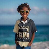 John Lewis Kid Hawaiian Shirt with Selma Bridge Graphic Civil Rights and Voting Rights Tribute - Wonder Print Shop