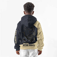 John Lewis Kid Hoodie with Selma Bridge Graphic Civil Rights and Voting Rights Tribute - Wonder Print Shop