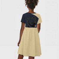 John Lewis Kid Short Sleeve Dress with Selma Bridge Graphic Civil Rights and Voting Rights Tribute - Wonder Print Shop