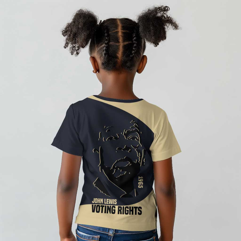 John Lewis Kid T shirt with Selma Bridge Graphic Civil Rights and Voting Rights Tribute - Wonder Print Shop