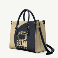 John Lewis Leather Bag with Selma Bridge Graphic Civil Rights and Voting Rights Tribute - Wonder Print Shop