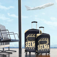 John Lewis Luggage Cover with Selma Bridge Graphic Civil Rights and Voting Rights Tribute - Wonder Print Shop
