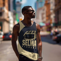 John Lewis Men Tank Top with Selma Bridge Graphic Civil Rights and Voting Rights Tribute - Wonder Print Shop