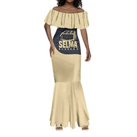 John Lewis Mermaid Dress with Selma Bridge Graphic Civil Rights and Voting Rights Tribute - Wonder Print Shop