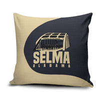 John Lewis Pillow Cover with Selma Bridge Graphic Civil Rights and Voting Rights Tribute - Wonder Print Shop