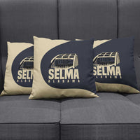 John Lewis Pillow Cover with Selma Bridge Graphic Civil Rights and Voting Rights Tribute - Wonder Print Shop