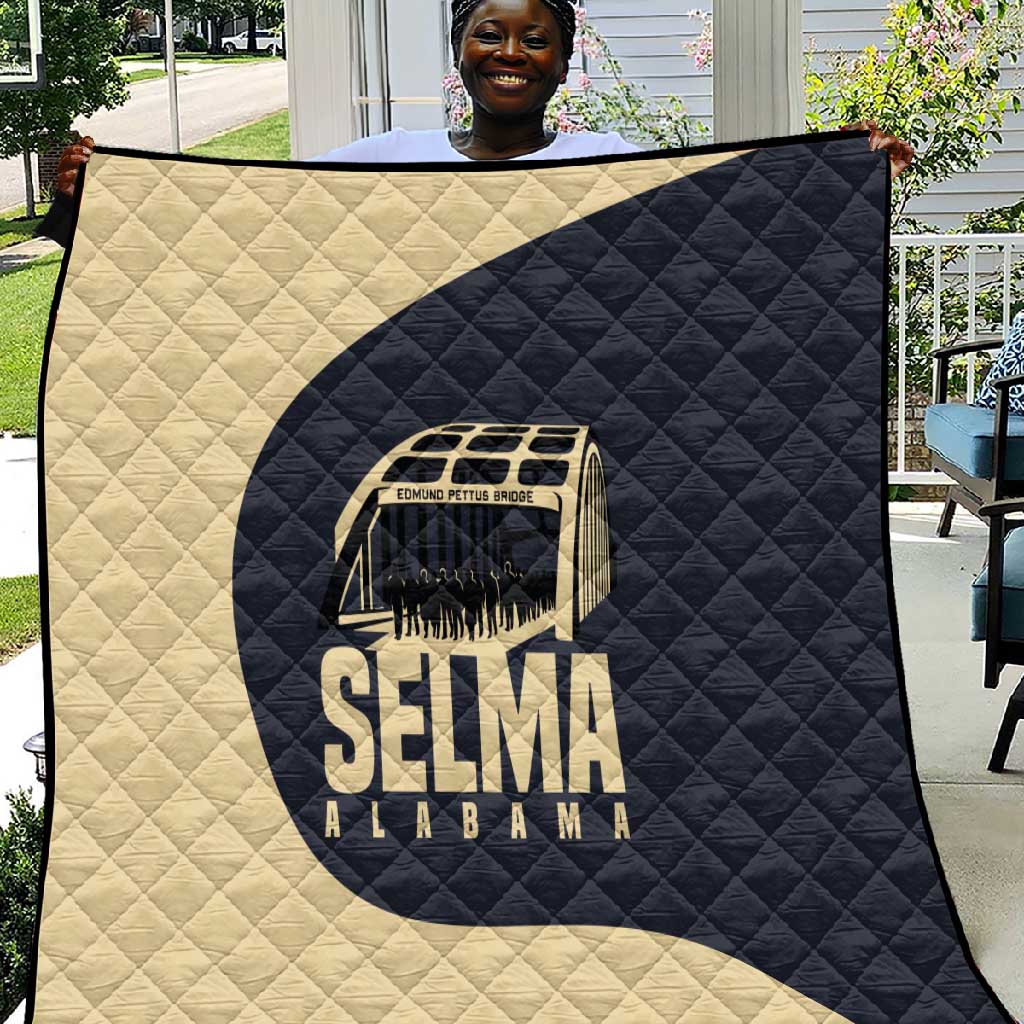 John Lewis Quilt with Selma Bridge Graphic Civil Rights and Voting Rights Tribute - Wonder Print Shop