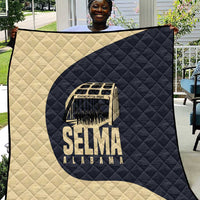 John Lewis Quilt with Selma Bridge Graphic Civil Rights and Voting Rights Tribute - Wonder Print Shop