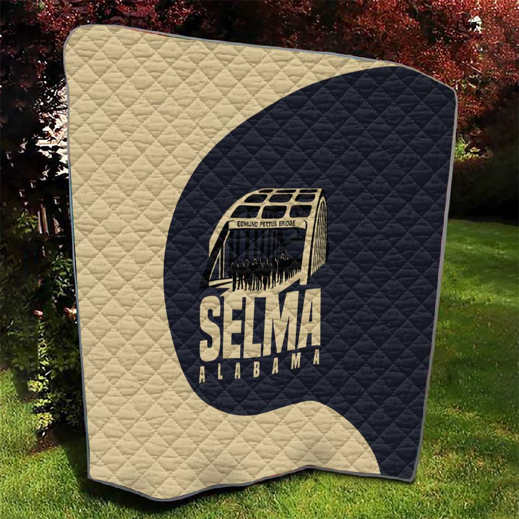 John Lewis Quilt with Selma Bridge Graphic Civil Rights and Voting Rights Tribute - Wonder Print Shop