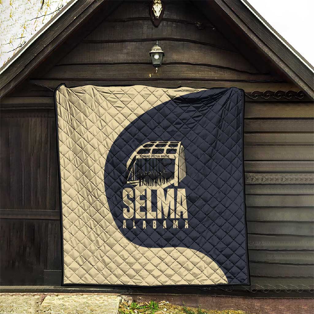 John Lewis Quilt with Selma Bridge Graphic Civil Rights and Voting Rights Tribute - Wonder Print Shop