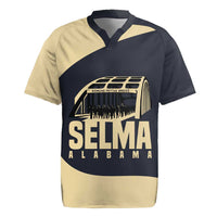 John Lewis Rugby Jersey with Selma Bridge Graphic Civil Rights and Voting Rights Tribute - Wonder Print Shop