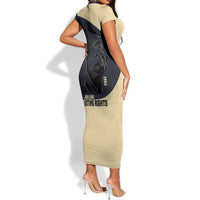 John Lewis Short Sleeve Bodycon Dress with Selma Bridge Graphic Civil Rights and Voting Rights Tribute - Wonder Print Shop