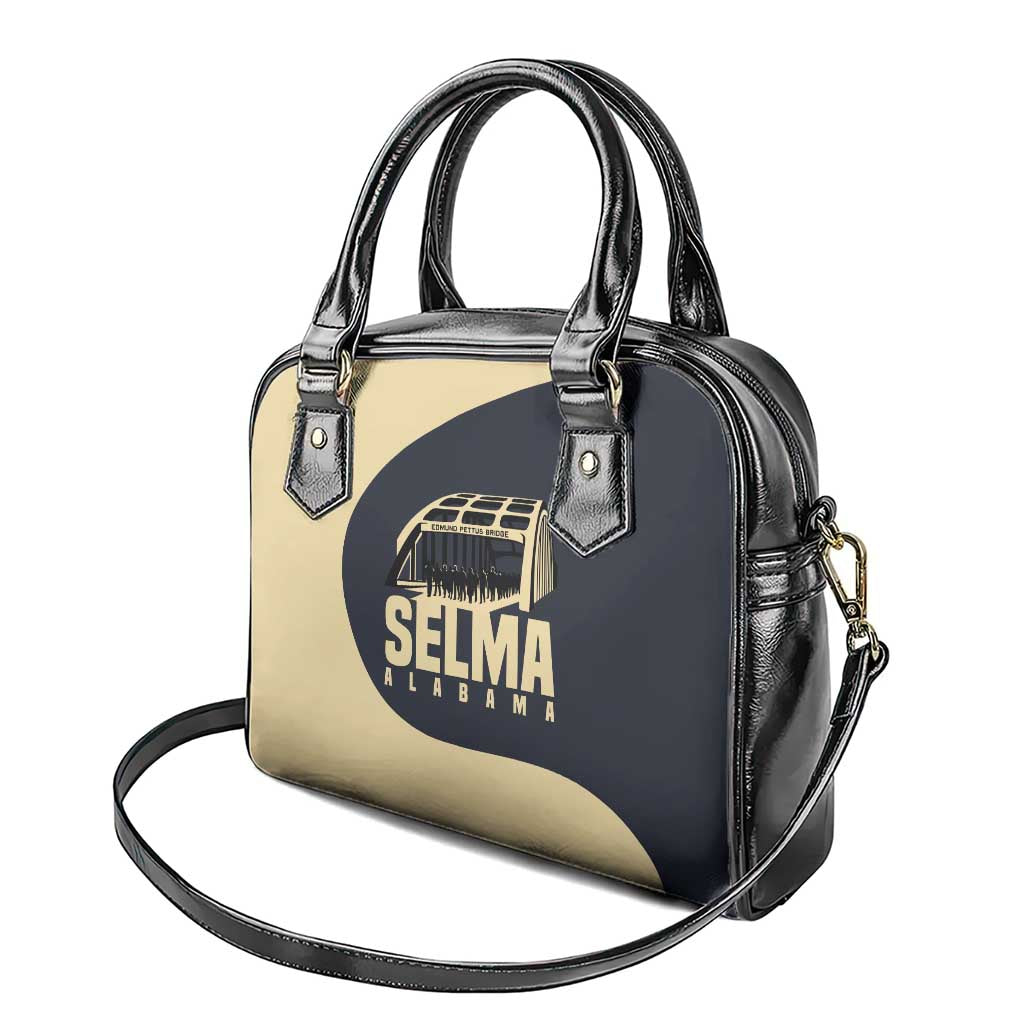 John Lewis Shoulder Handbag with Selma Bridge Graphic Civil Rights and Voting Rights Tribute - Wonder Print Shop
