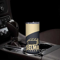 John Lewis Skinny Tumbler with Selma Bridge Graphic Civil Rights and Voting Rights Tribute - Wonder Print Shop