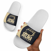 John Lewis Slide Sandals with Selma Bridge Graphic Civil Rights and Voting Rights Tribute - Wonder Print Shop